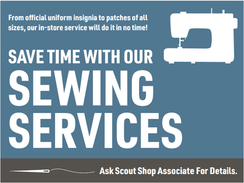 Official Scout Shop uniform insignia and patches for all scouting levels.