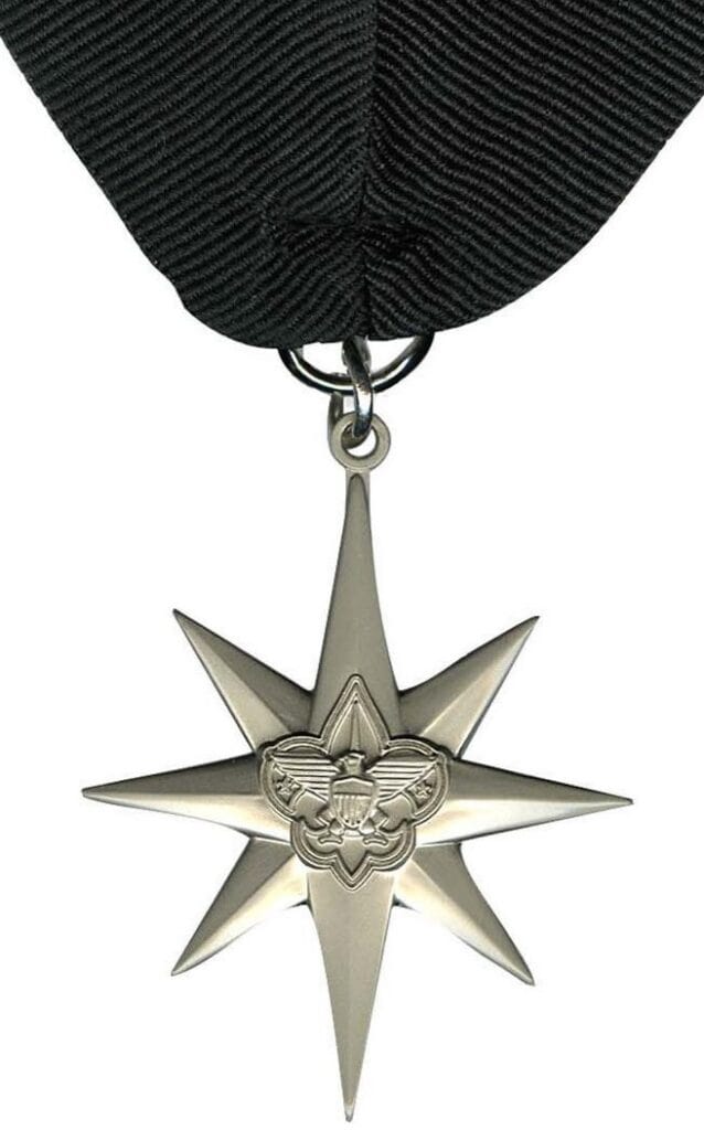 Boy Scout medal of honor awarded at Council recognition event.