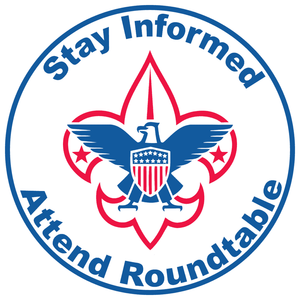 Scout Roundtables for youth leaders and volunteers in the Narragansett Council.