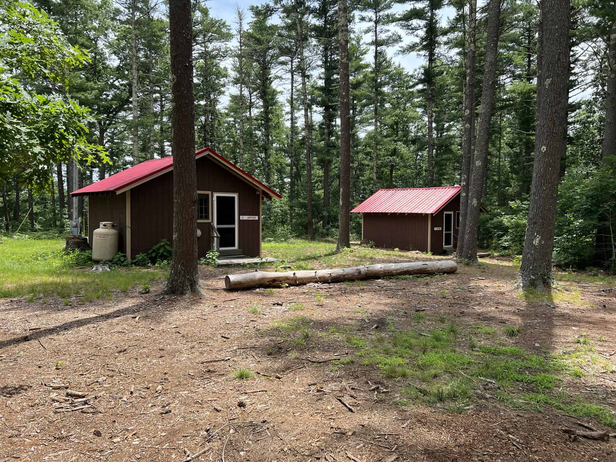 Scouts and families outdoors at Camp Norse